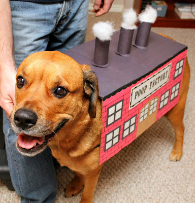 Poop Factory Dog Costume