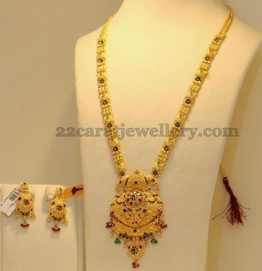Enamel Work Floral Design Set Jewellery Designs