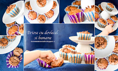 Briose cu dovlecel si banana