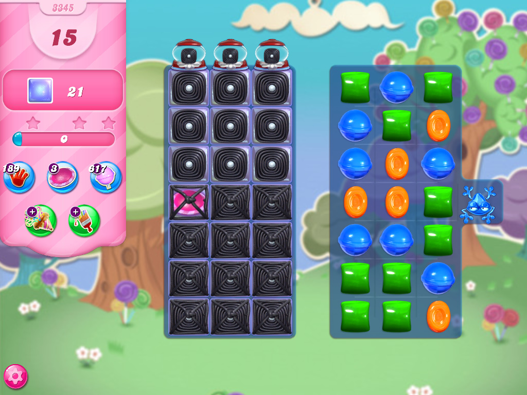Candy Crush Saga level 3345 Candy Crush Saga level 3345