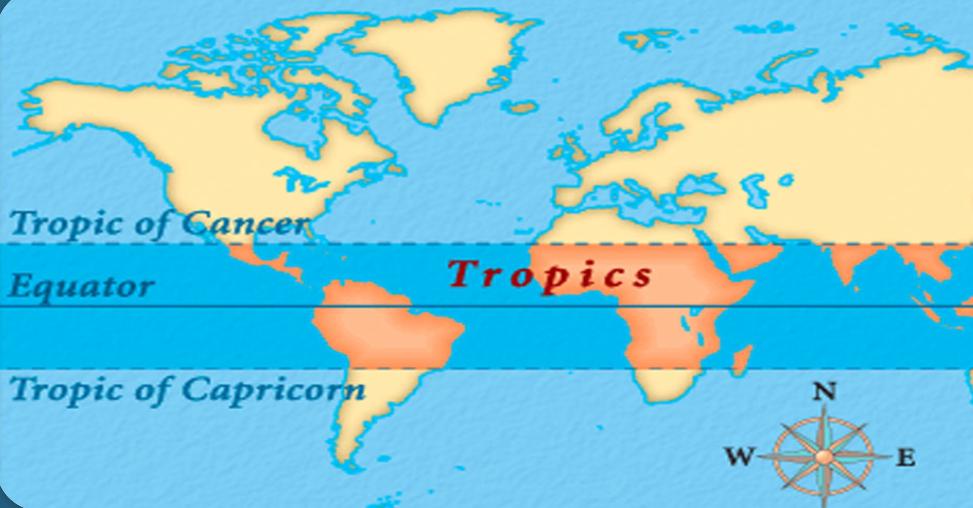 On the first day of Summer in the northern hemisphere the sun is