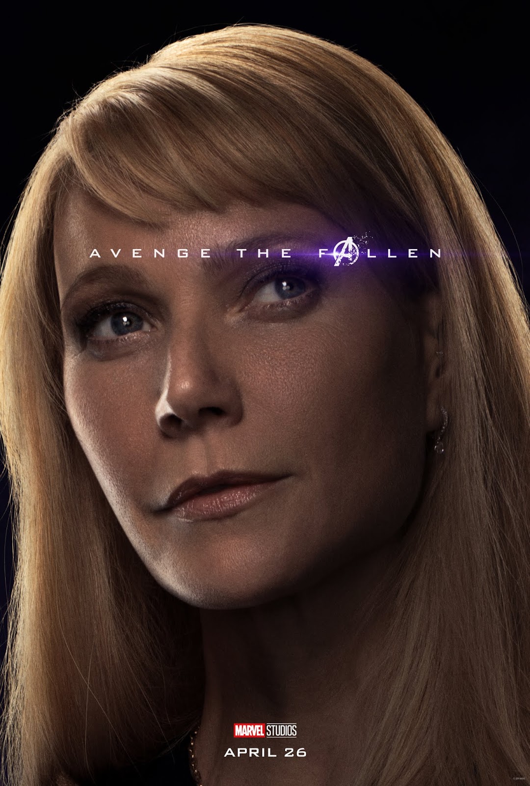 Sasaki Time AVENGERS ENDGAME Character Poster for Pepper Potts