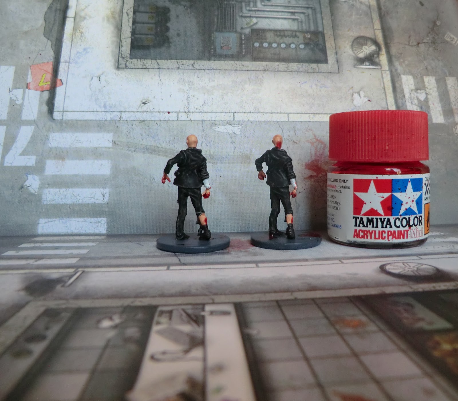 Zombicide! Painting a Zombie in twelve minutes an easy 'how to paint