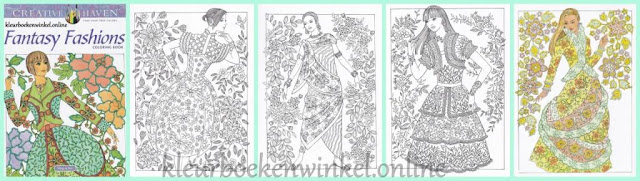 kleurboek fantasy fashions kleurboek fantasy fashions