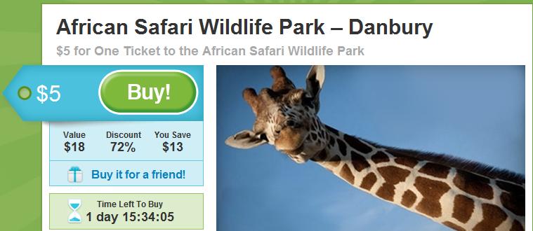safari park gutschein groupon