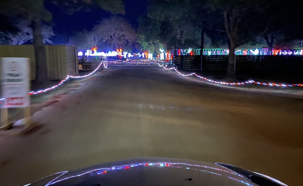 Our Heart Adventures Drivethrough Christmas Lights in Houston