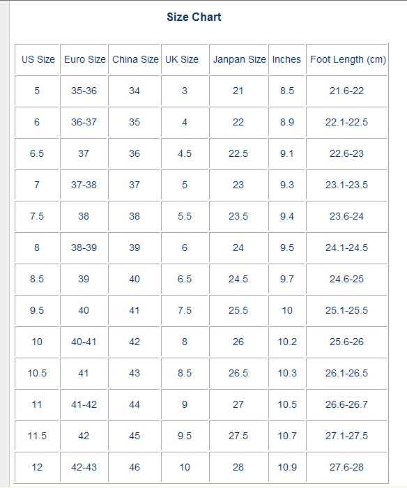 louboutin sizing