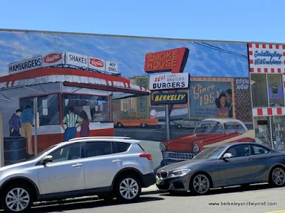 mural across street from The Smokehouse in Berkeley, California