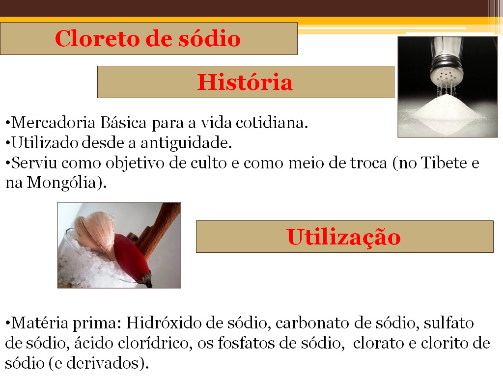 Quimicoisas! Cloreto de sódio Quimicoisas! Cloreto de sódio