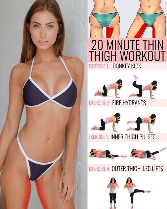 Healthy Etips 20 Minute Thin Thigh Workout [VIDEO]
