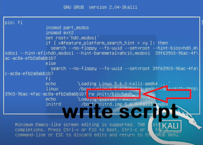How to reset root password in kali linux?