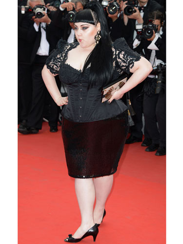 beth ditto cannes 2012 jean paul gaultier