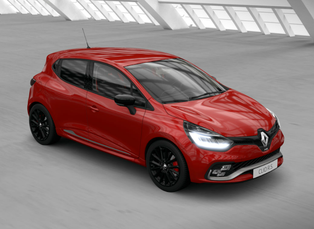renault clio rs rouge flamme
