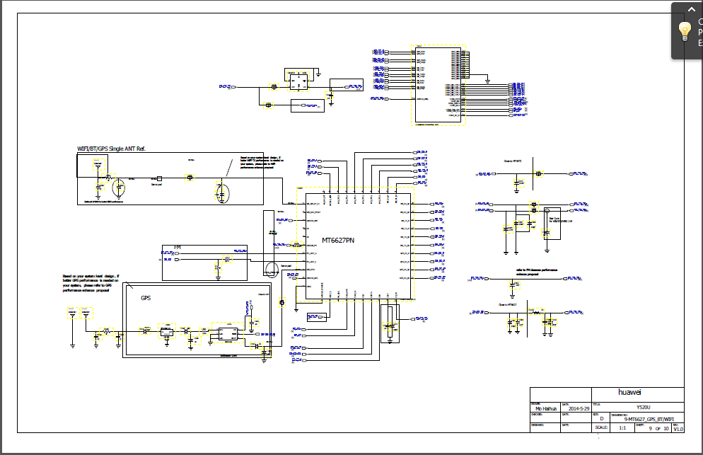 Huawei Y520 U22 Diagrams ~ MOBILE PHONE REPEAIR GUIDE
