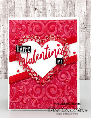 Check out this fun Happy Valentine's Day Card I made using scraps from my craft desk.  Click here to learn more!