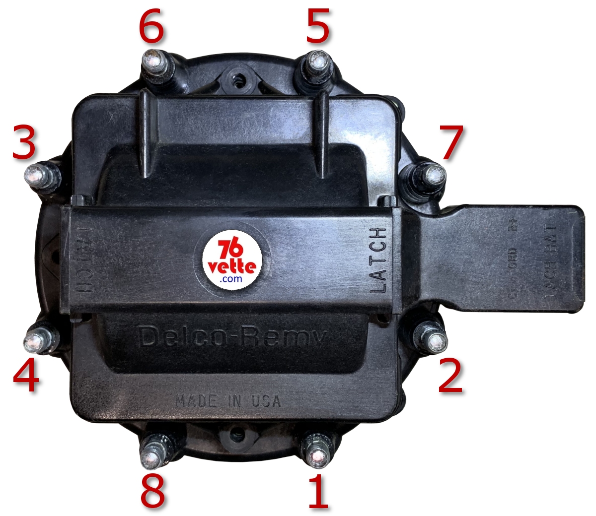 1976 Corvette Stingray Restore, Repair, Detail Replace Distributor Cap and Rotor on a '76 Corvette