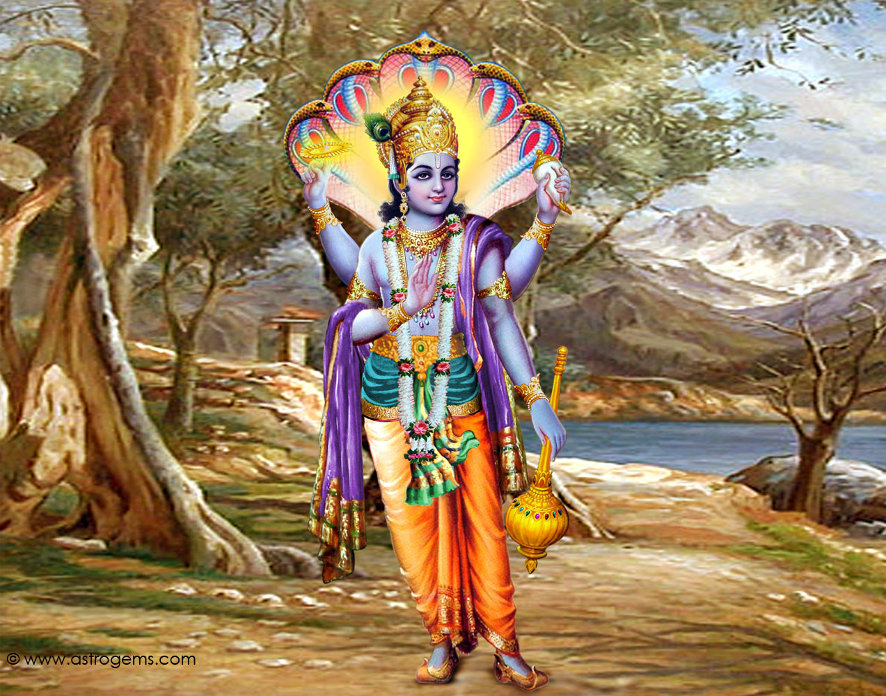 Lord Vishnu Wallpapers, Backgrounds, Images ~ HD GODS ...