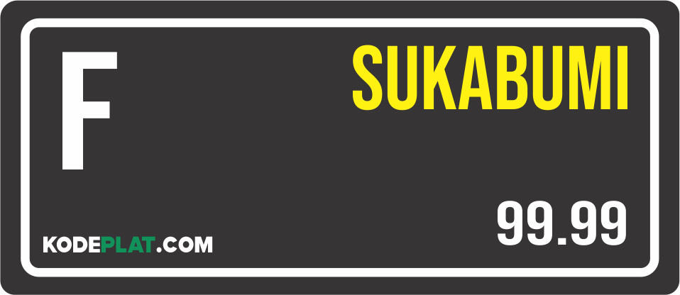 Kode Plat Kendaraan Kota Sukabumi Plat Nomor