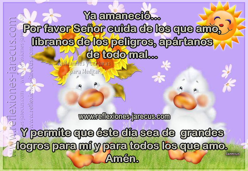 Por favor Señor cuida de los que amo Reflexiones y Lecturas para Meditar