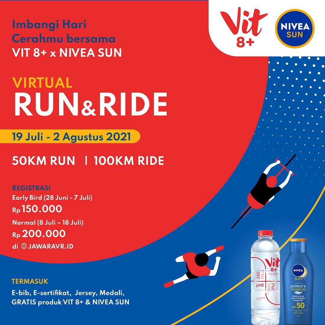 🔍 VIT 8+ NIVEA Sun Virtual Run & Ride • 2021 VIT 8+ NIVEA Sun Virtual Run & Ride • 2021