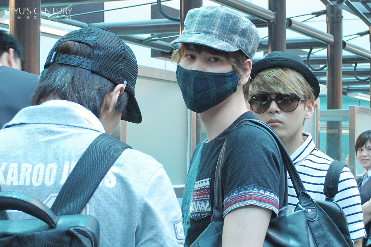 KyuMania 규현 ♥ [Part 2}110607 2P Taiwan Taoyuan Airport
