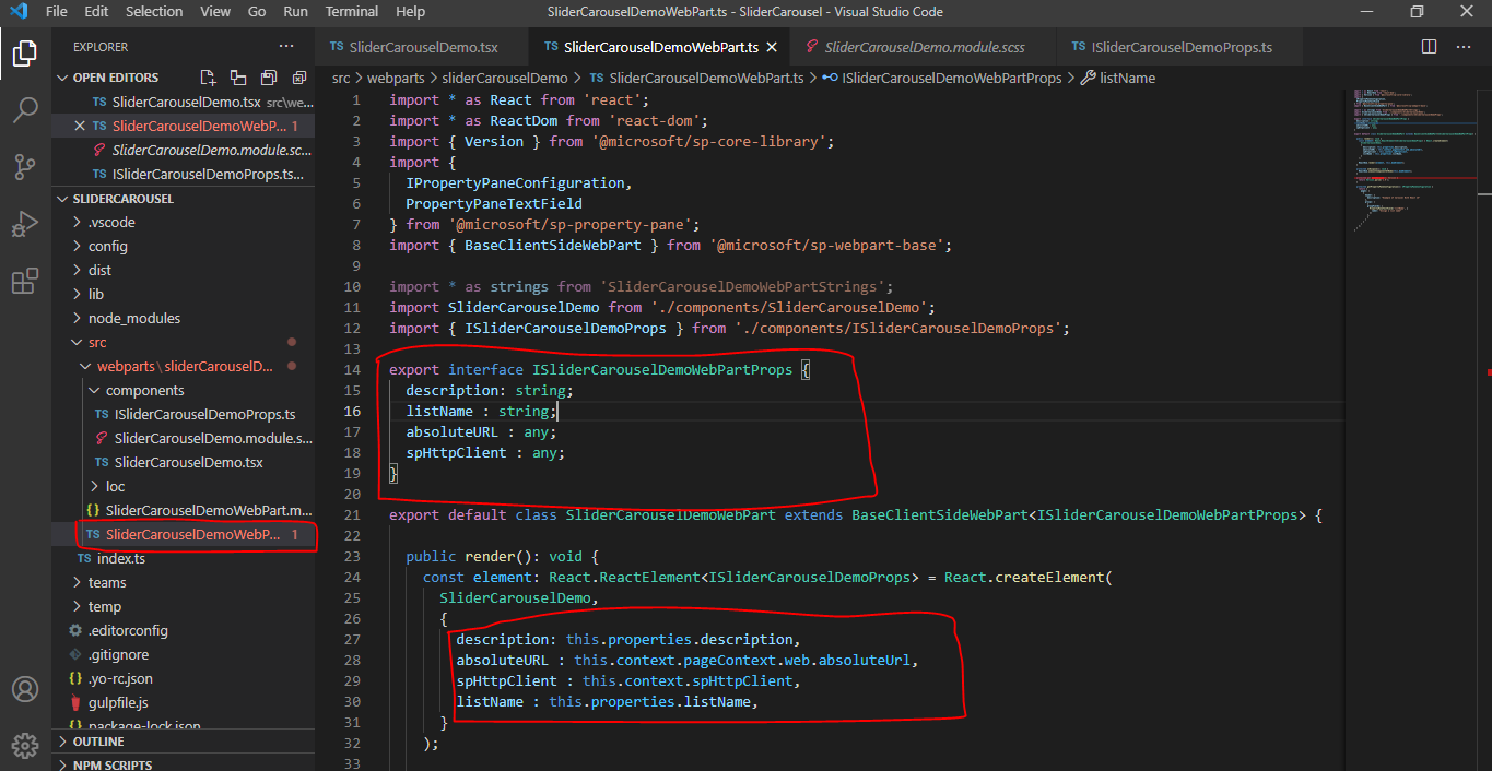 Step-by-step guide to create a carousel with ReactJS and SharePoint List