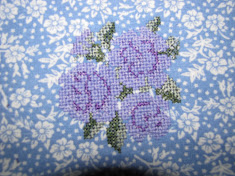 Cross-Stitch design in Machine Embroidery
