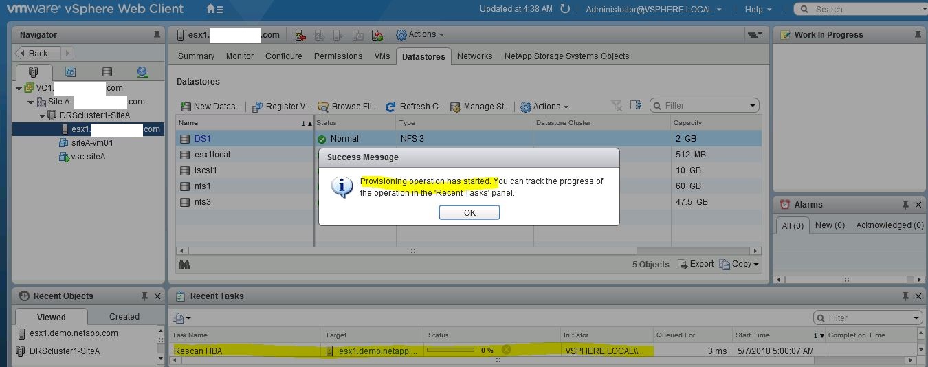 Remote Infrastructure Management: NetApp Virtual Storage Console for ...