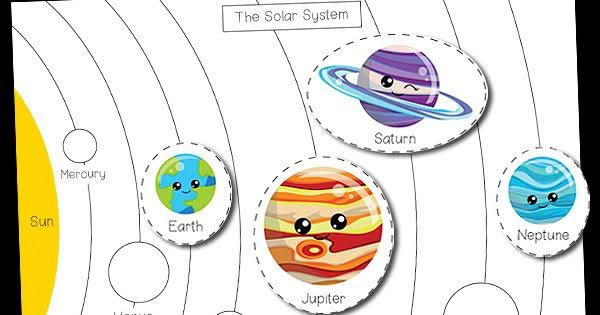 Solar System Worksheet For Kids - Solar System Pics