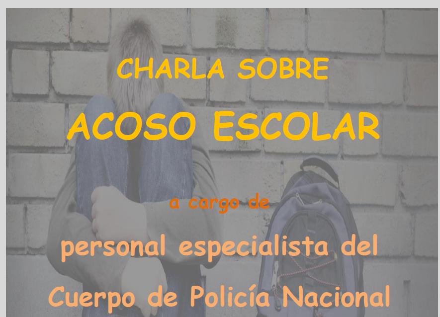 CHARLA SOBRE ACOSO ESCOLAR