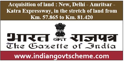 Delhi Amritsar Katra Expressway