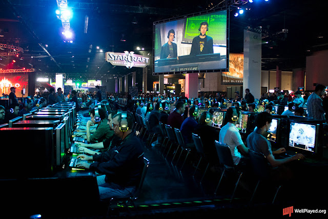 Photo of StarCraft II event during the BlizzCon 2011