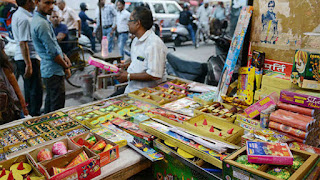 Green firecrackers in faruknagar