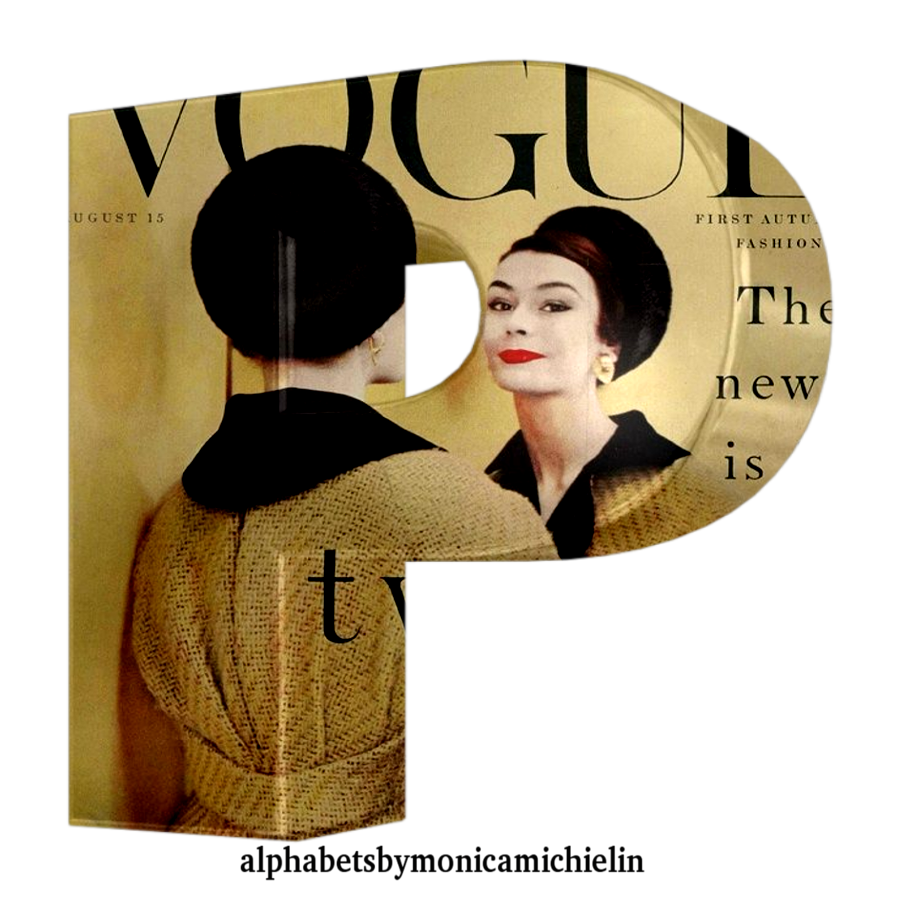 M. Michielin Alphabets: VOGUE PATTERNS MAGAZINE COVER 'GIRL AND MIRROR ...