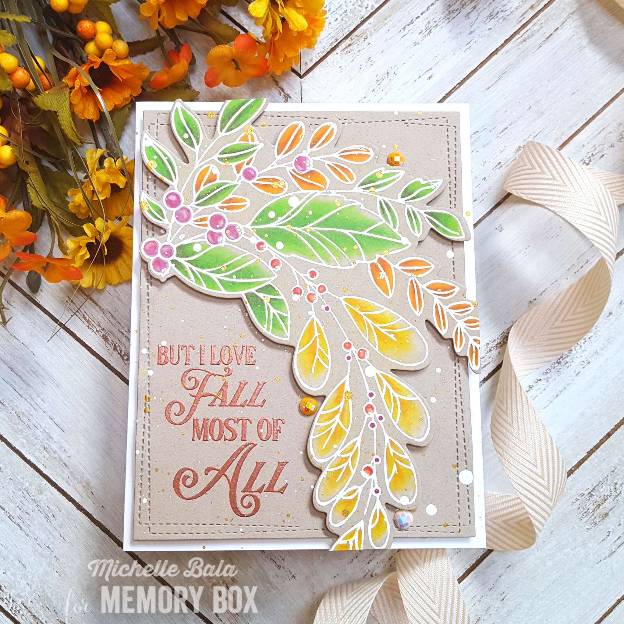 My Passion for Crafting: I Love Fall Most of All- Memory Box Co