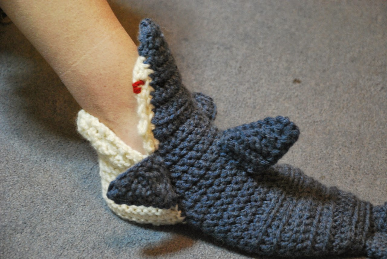 Stitchin Bints Silly Shark Sock stitchin-bints-silly-shark-sock