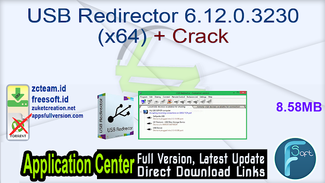 USB Redirector 6.12.0.3230 (x64) + Crack_ ZcTeam.id