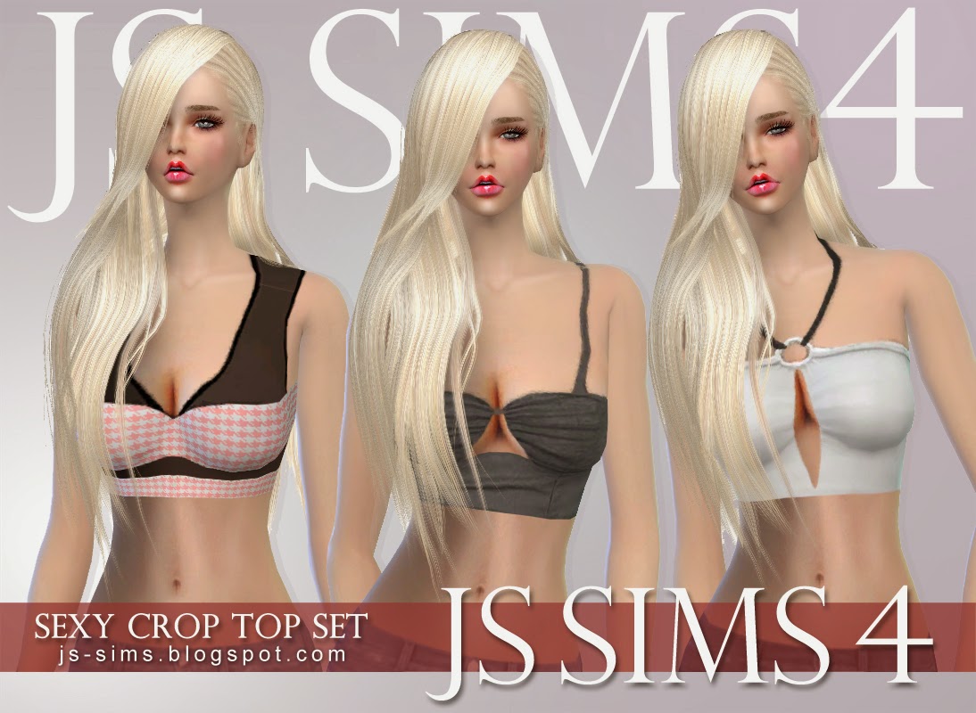 Crop Tops For Teen And Adult Females By Js Sims 4 The Sims Mod 