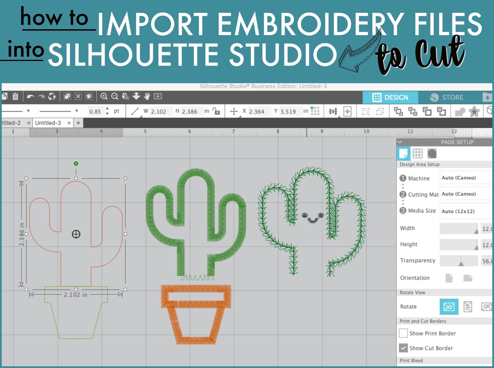 How to open jessecmault files in silhouette studio to cut with cameo