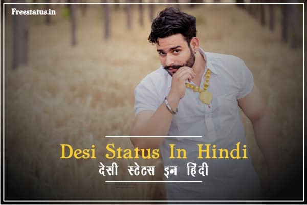 Desi Status In Hindi