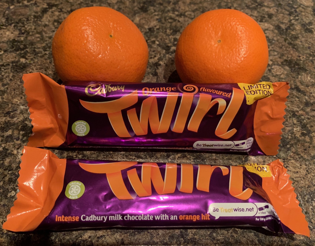 FOODSTUFF FINDS New Cadbury Orange Twirl (CoOp) By Cinabar