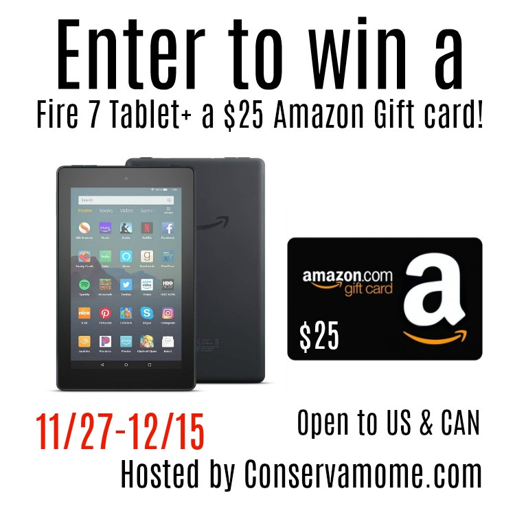 Win a Fire 7 Tablet + 25 Amazon Gift Card Reviewz & Newz