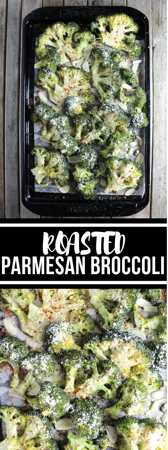 ROASTED PARMESAN BROCCOLI #vegetarian #veggies