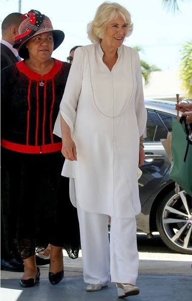 The Duchess of Cornwall visited Jasmine Villa Hospice in Grand Cayman.Jasmine Hospice is a not-for-profit organisation