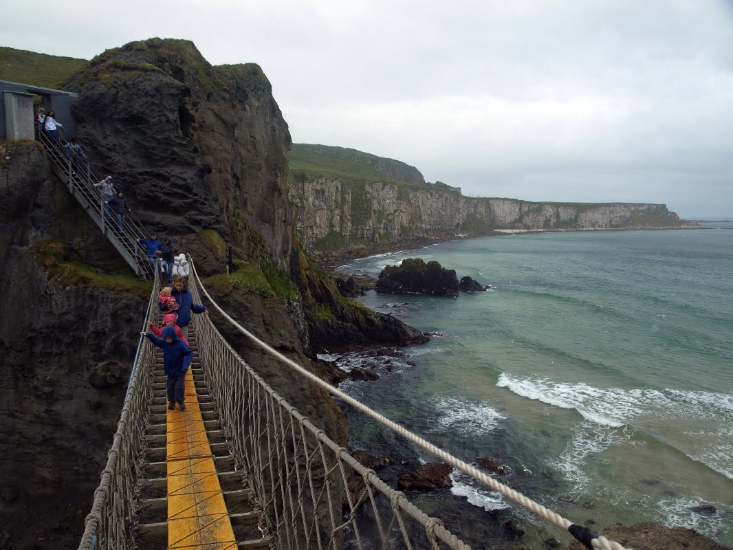 Donegal Rope Bridge The Rollins Rundown: Ireland: The Rope Bridge