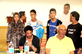 Shahrukh and Yash Chopra spotted at a gala dinner in Ladakh