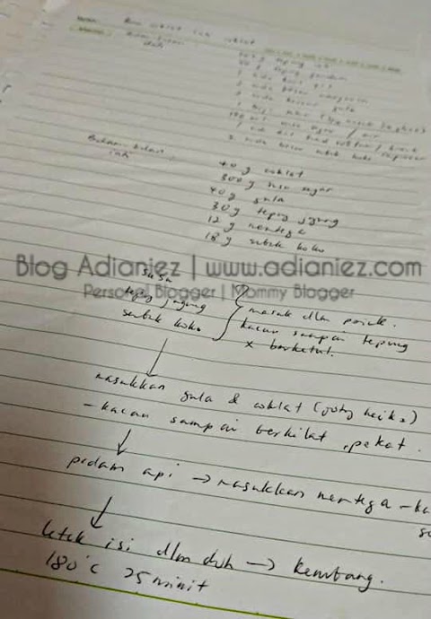 Blogger Challenge No. 3 | Picture of your handwriting