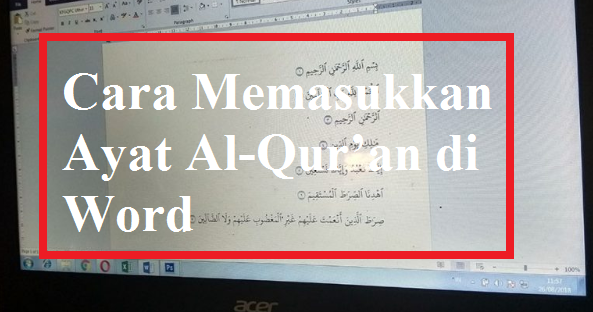2 Cara Memasukkan Ayat Al Qur An Di Word Dengan Mudah Dan Cepat Maschasil Com
