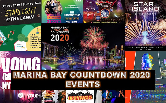 Marina Bay Singapore Countdown 2020 Events Guide: All events around Marina Bay