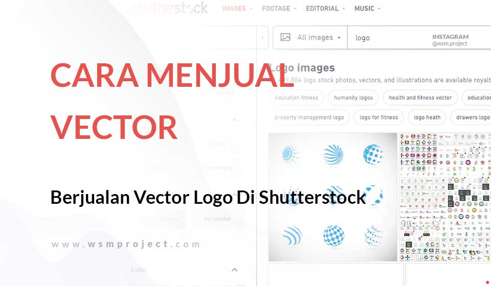 Cara Menjual Logo Di Shutterstock Dibayar Dollar Wsm Project
